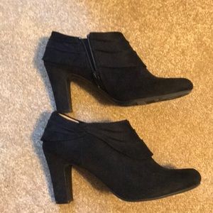 Black Suede Booties